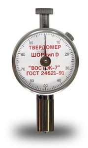 Твердомер (дюрометр) Шора «Восток-7» ТВР-D тип D с аналоговым индикатором