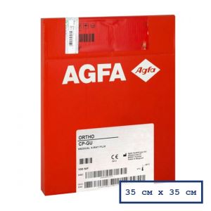 Зеленочувствительная рентгеновская пленка AGFA ORTHO CP-GU M 35х35